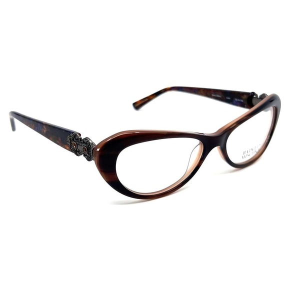 BADGLEY MISCHKA Eyeglasses Juliet BRN Authentic New! - Picture 1 of 11